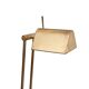 Hillebrand Brass counter balance floor lamp 1980s Germany