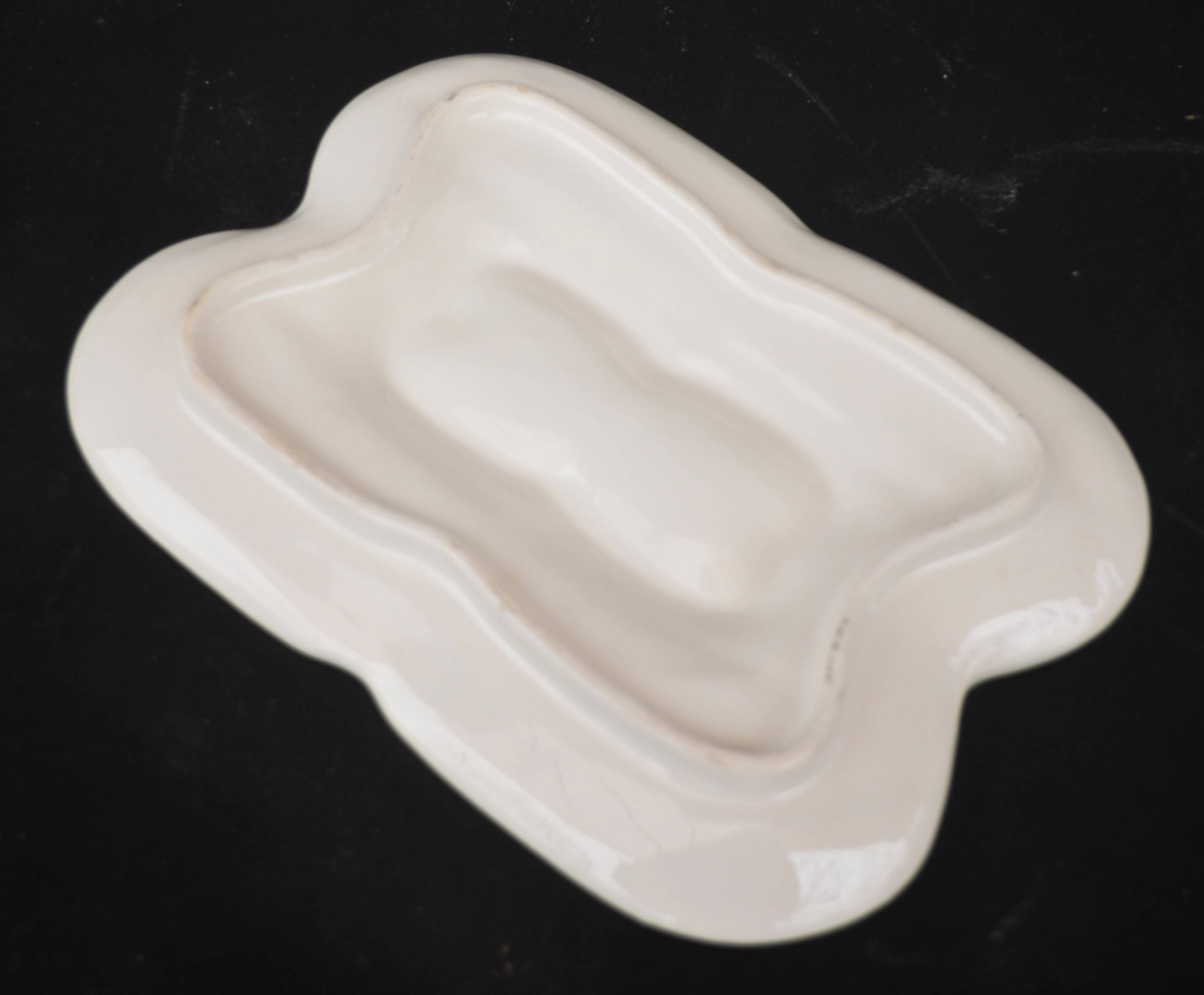 Lot of 4 Dish Minton Faience circa 1900 Asparagus Majolica