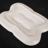 Lot of 4 Dish Minton Faience circa 1900 Asparagus Majolica