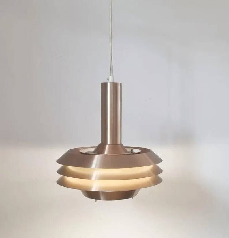 Midcentury Pendant, Jo Hammerborg, Denmark, 1970s