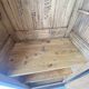 Provincial bonnetière made of solid wood, renovated antique.