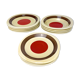 Service d'assiettes 12 pièces et plat Italie années 70