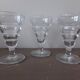 Old glasses from the clairet France glassworks