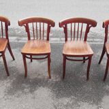 Set of 4 Thonet bistro chairs