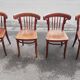 Set of 4 Thonet bistro chairs