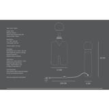 Sand table lamp, ceramic, contemporary work.