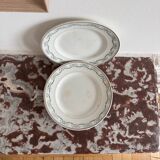 Ironstone plates St Amand