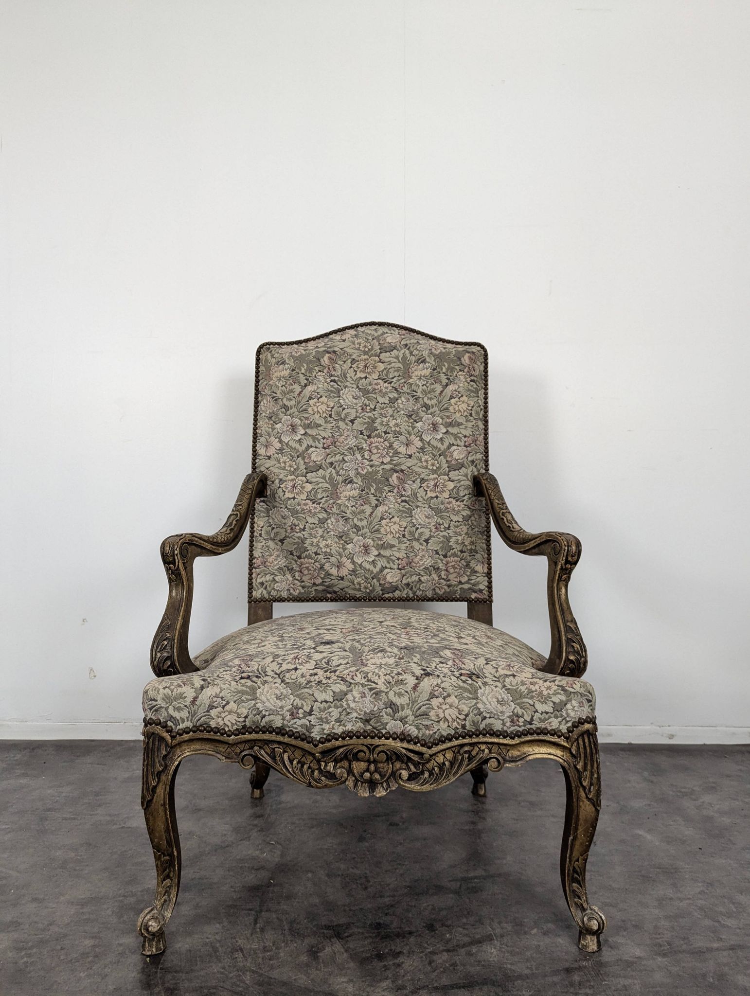 Pair of Regency style armchairs