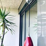 Long cable lacquered metal suspension