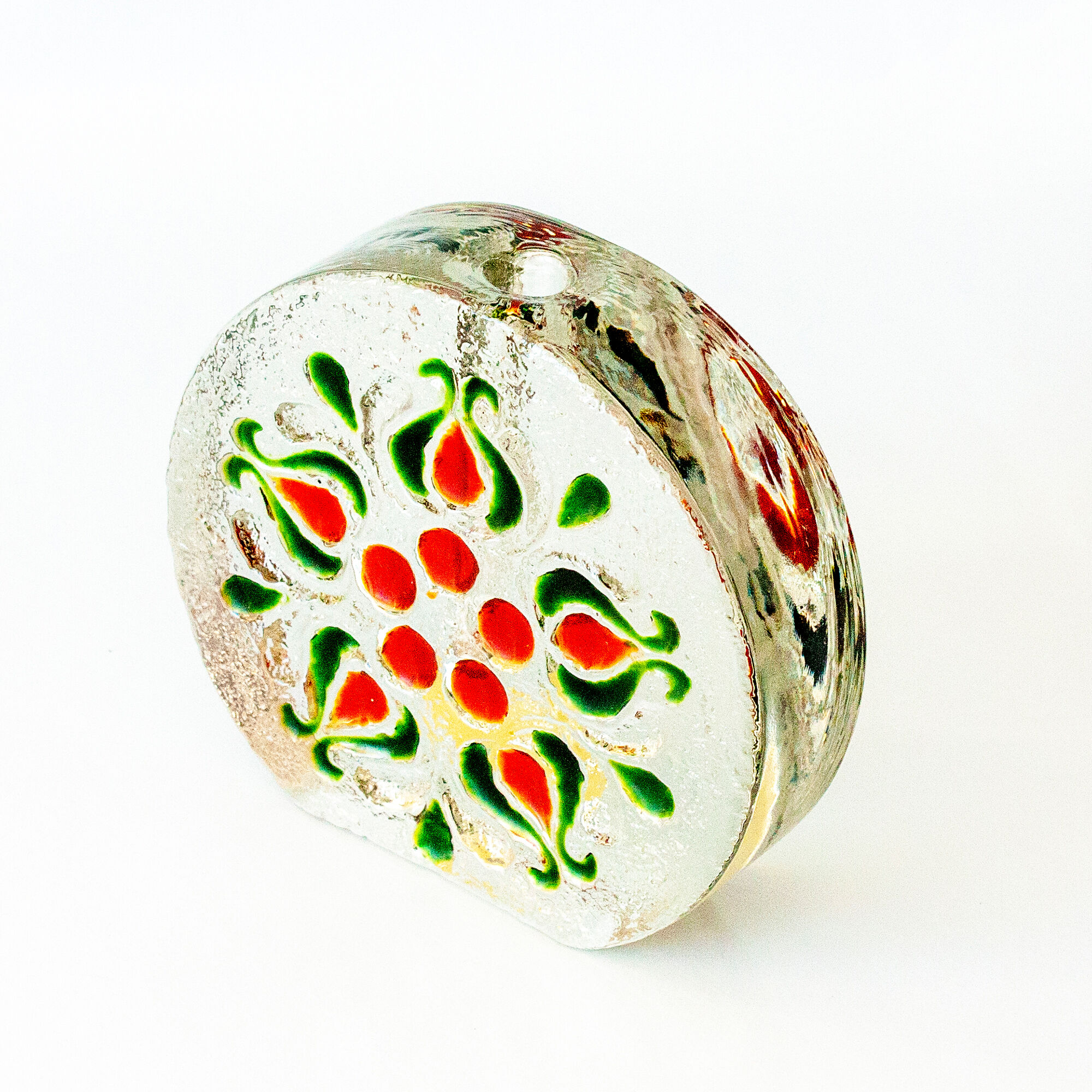 WALTHER Glas Crystalline Solifleur Vaser 1960s Western Germany