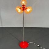 Space Age Plastic & Glass Floor Lamp, Germany