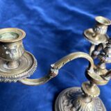 Antique 19th century bronze candlestick