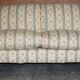 Large canapé Antique Howard & Sons Portarlington original tapestry ticking