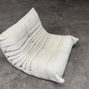 Ligne Roset Togo 1-seater in pouf in Beige Corduroy 10/10