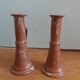 Stoneware candle holders
