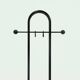 Post Modern Free Standing Coat Rack 1980s