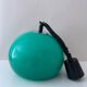 70's hanging lamp green, vintage lamp, pop art