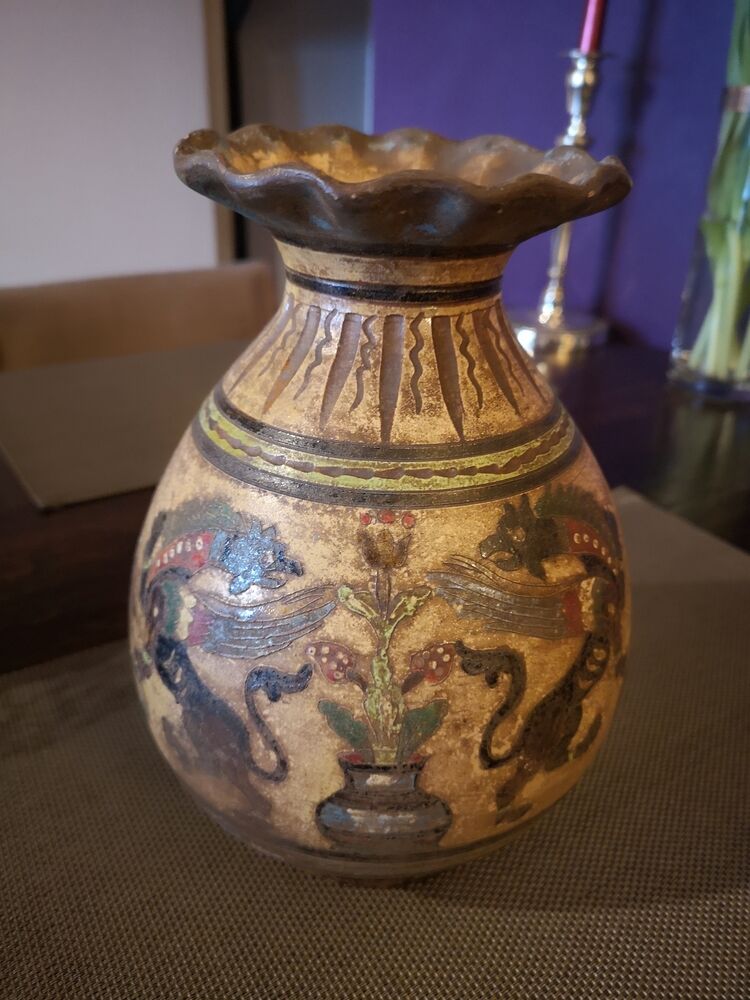 Terracota vase Dante Milani - Montopoli Val d'Arno - Italy - 1930s