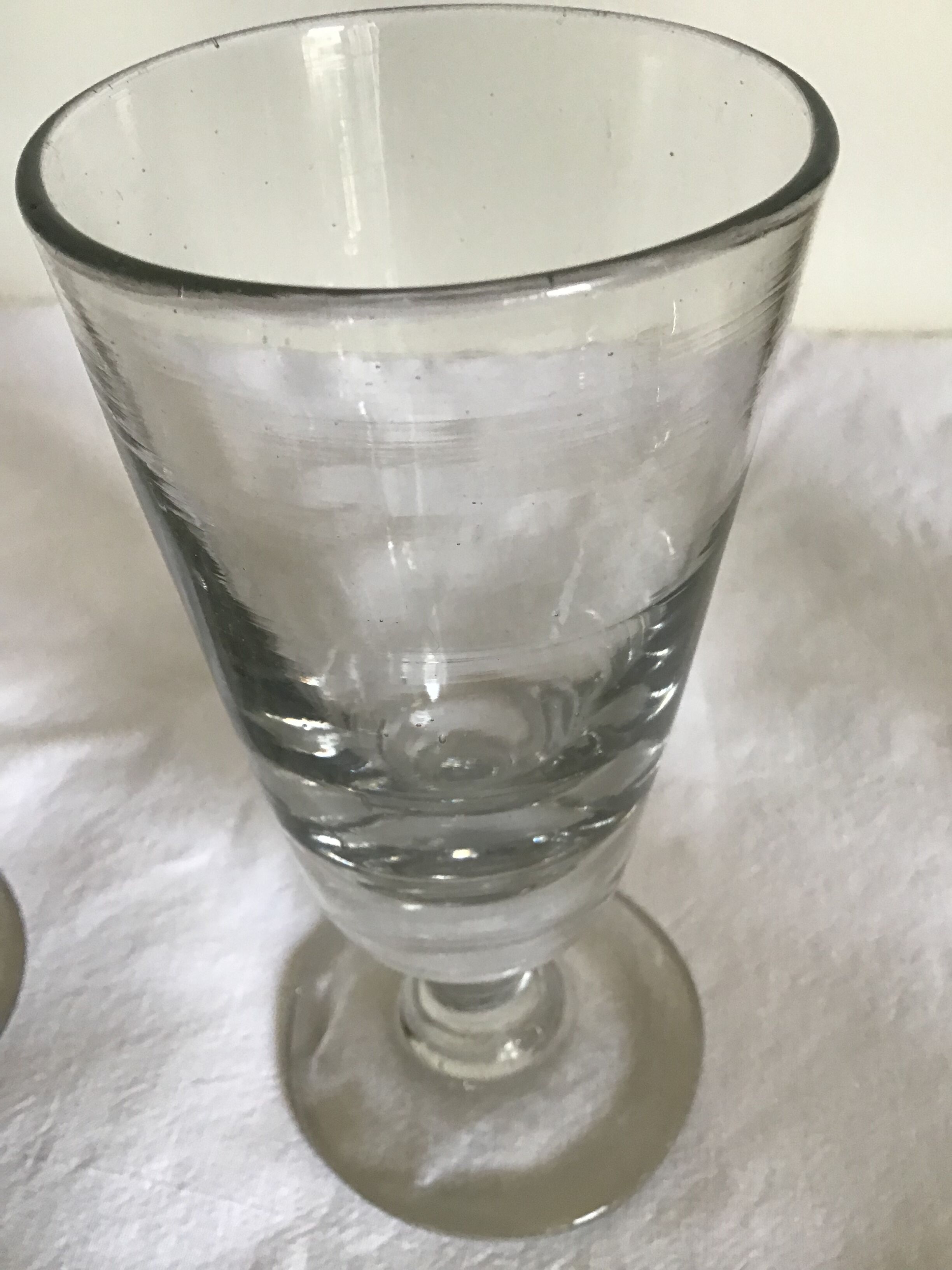 Set of 6 bistro glasses 1900s