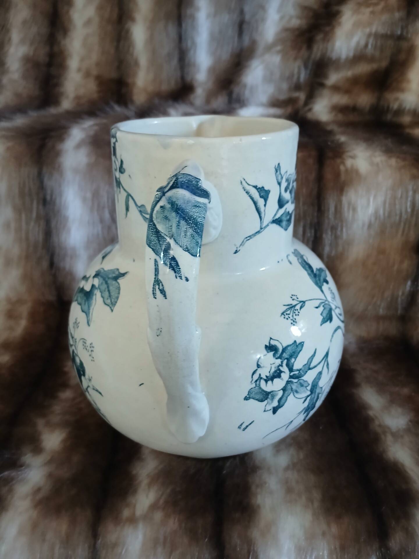 Antique pitcher in ironstone