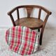 Vintage 1960s  turned wooden children's armchair