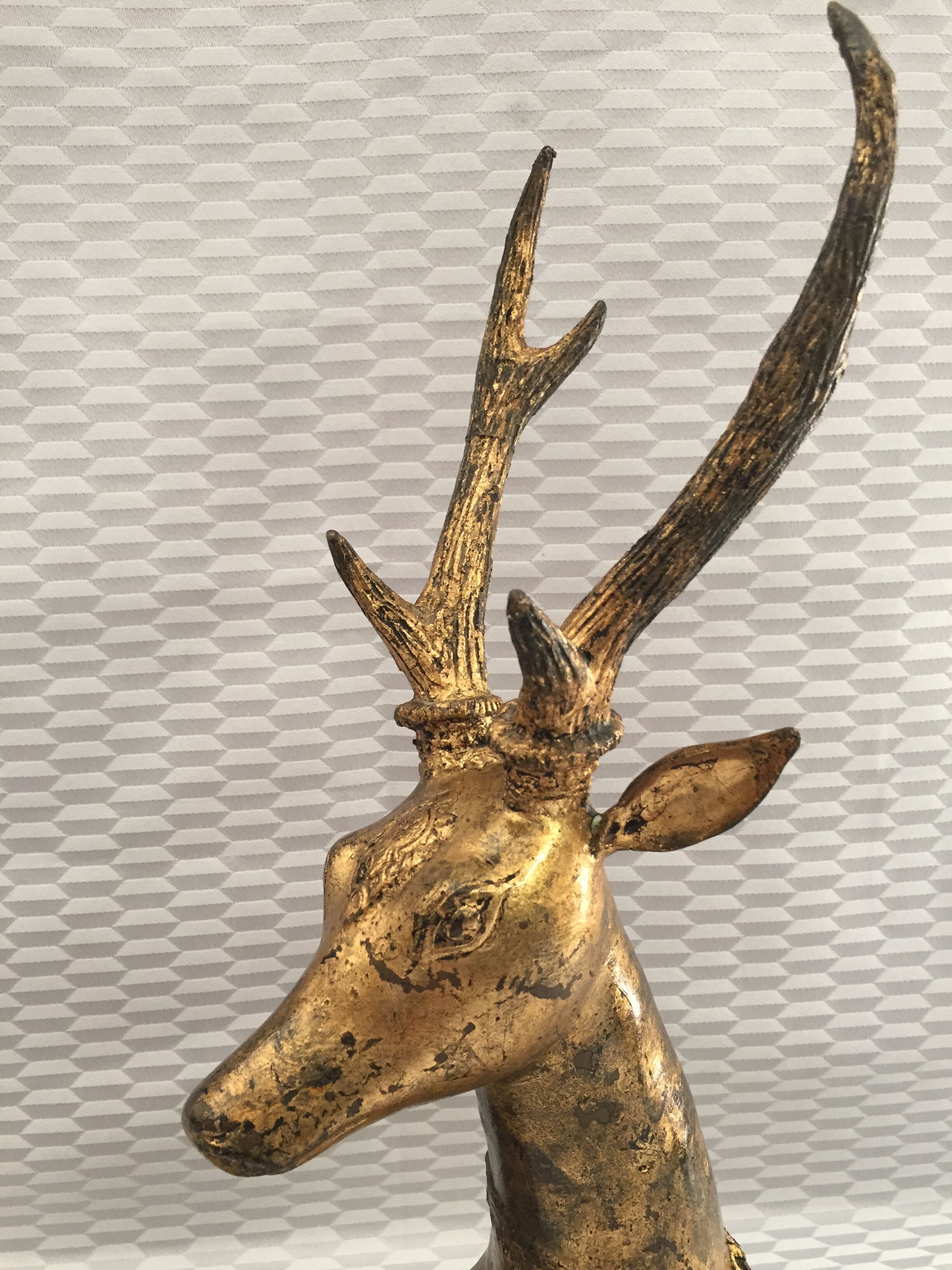 Sculpture deer ratanakosin bronze thai siam