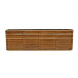 Mid-century Modern Italian Brass and Teak Sideboard, 1970s