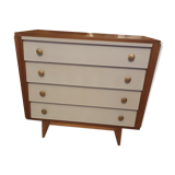 Commode vintage pieds compas