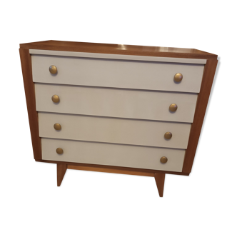Commode vintage pieds compas