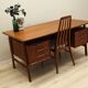 Teak desk, Danish design, 1970s, manufacturer: Omann Jun