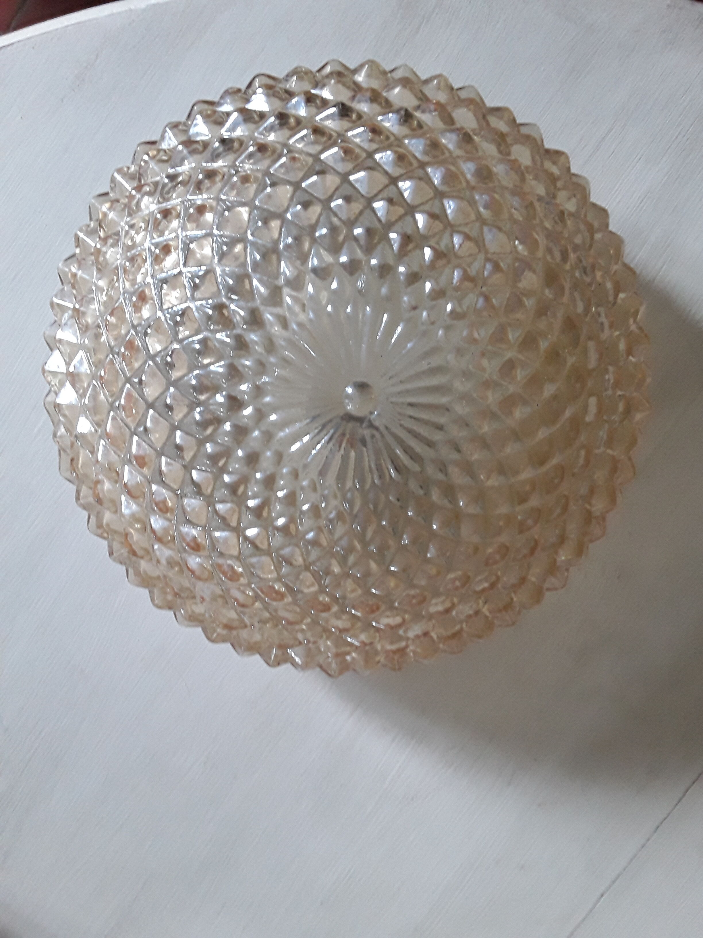 Vintage glass sconce