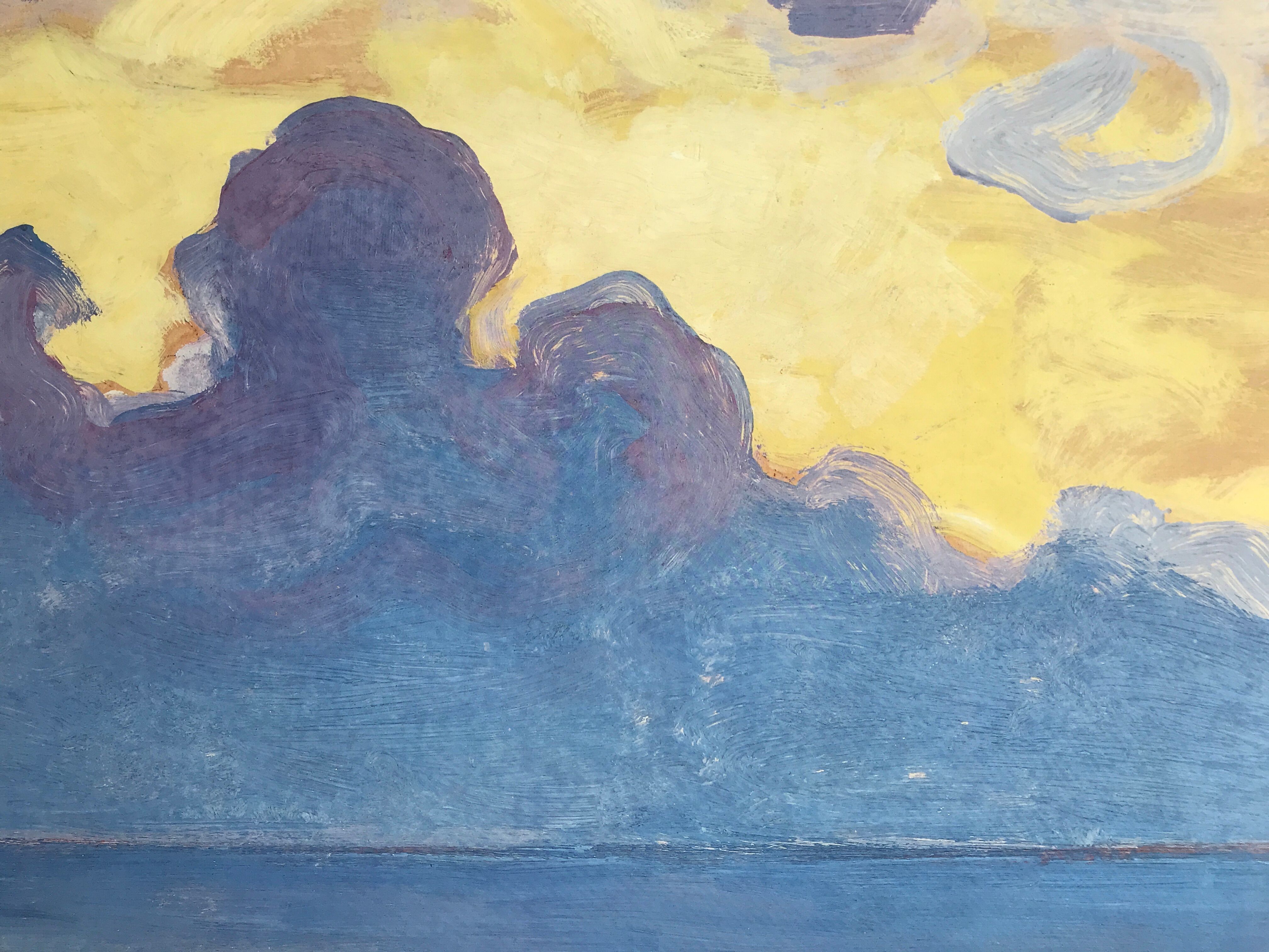 Original poster after Piet MONDRIAN, By the sea, Yale University, 1988