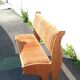 banquette coffre vintage en hêtre