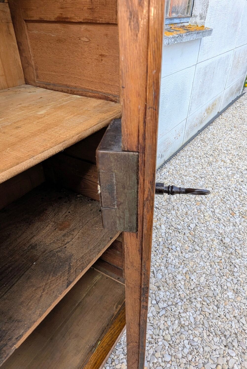 Linen cupboard wardrobe René Gabriel reconstruction 1940s-1950s Parisian