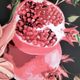 4 Orval coasters – Exotic decor with parrots and pomegranates
