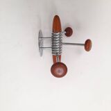 90s wall-mounted coat rack