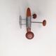 90s wall-mounted coat rack