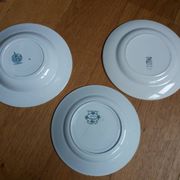 Assiettes Digoin, Moulin des Loups et Hamage, Saint Amand