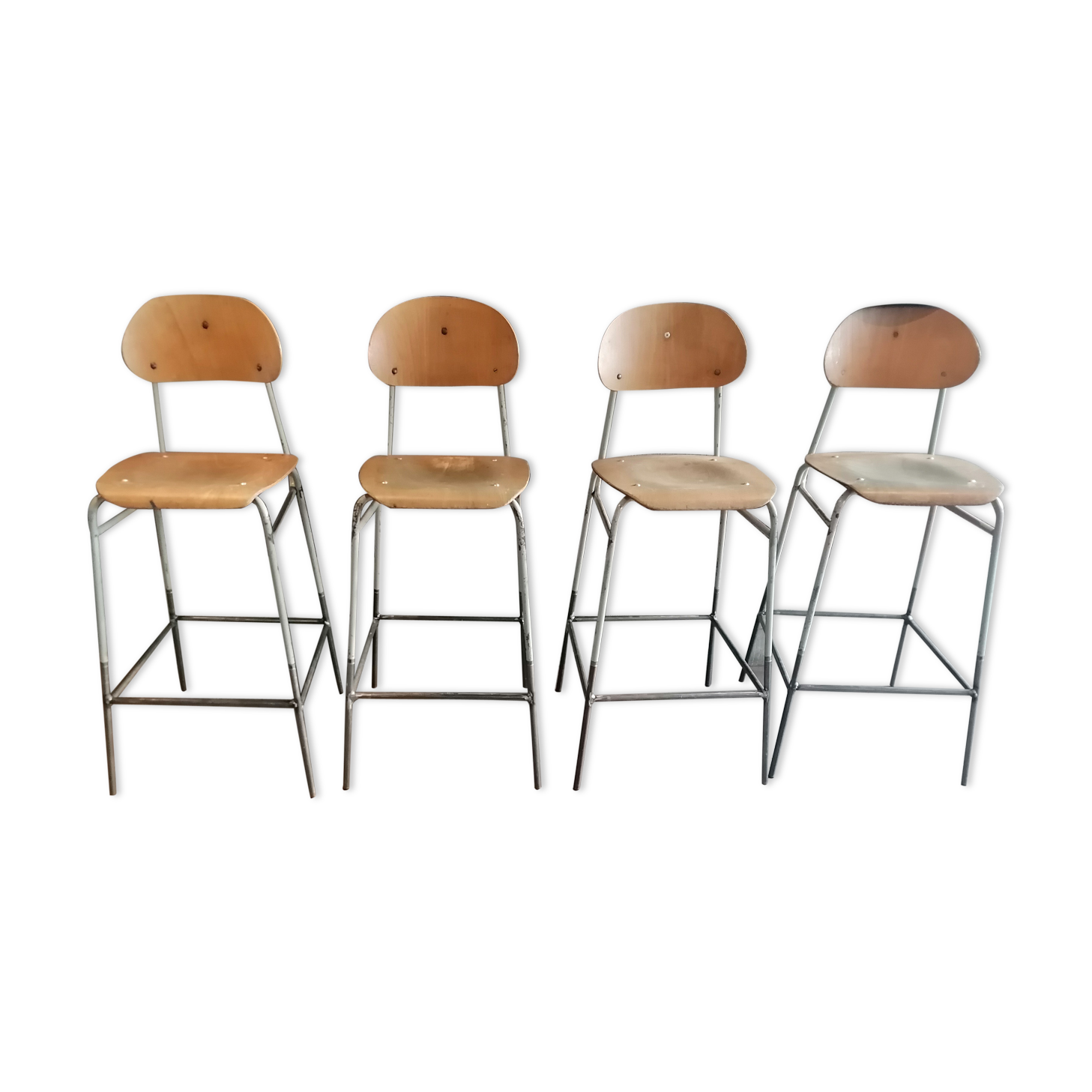 Set of 4 bar stools