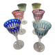 A vendre verres cristal couleur st louis modele tommy