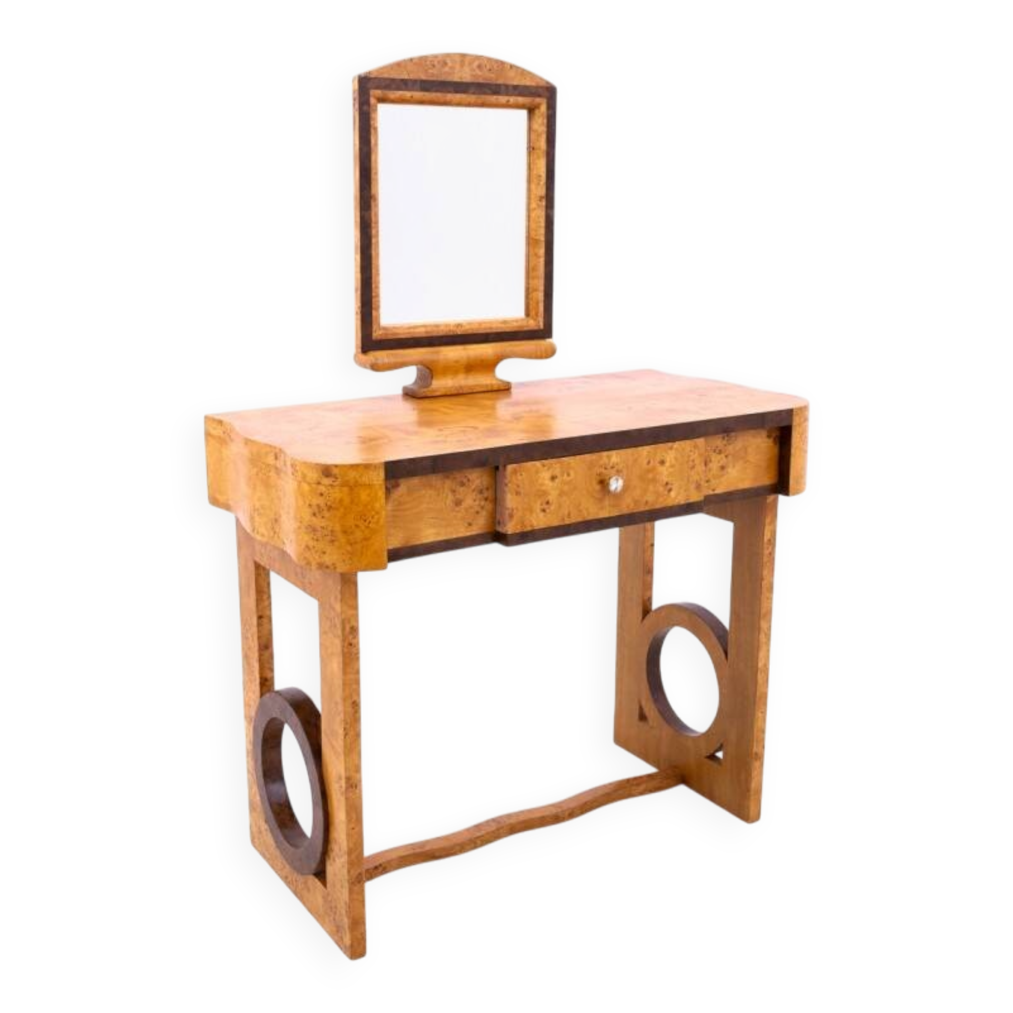 Interesting Art Deco dressing table, Poland, mid-20th century.