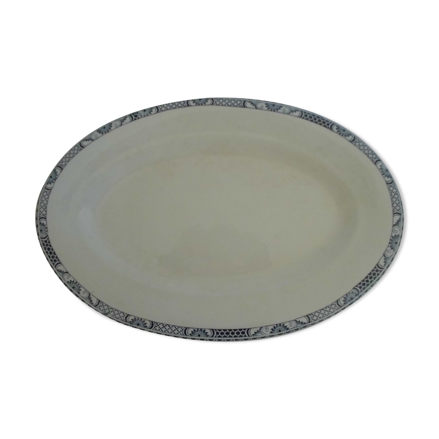 Oval presentation dish 41 x 27cm - Salins Terre de Fer - Robert model