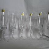 Set of 6 Luminarc champagne flutes from Arques glassworks
