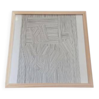 Victor Vasarely kinetic board 1973E