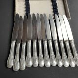 Box of 12 table knives – Orfèvrerie G. Vivier et Nogent