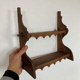 Antique spice shelf