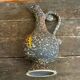 Old pitcher jug h. becquet black ceramic made in belgium wine