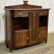 Mahogany sideboard from the Art Nouveau period in the style of Gustave Serrurier-Bovy.