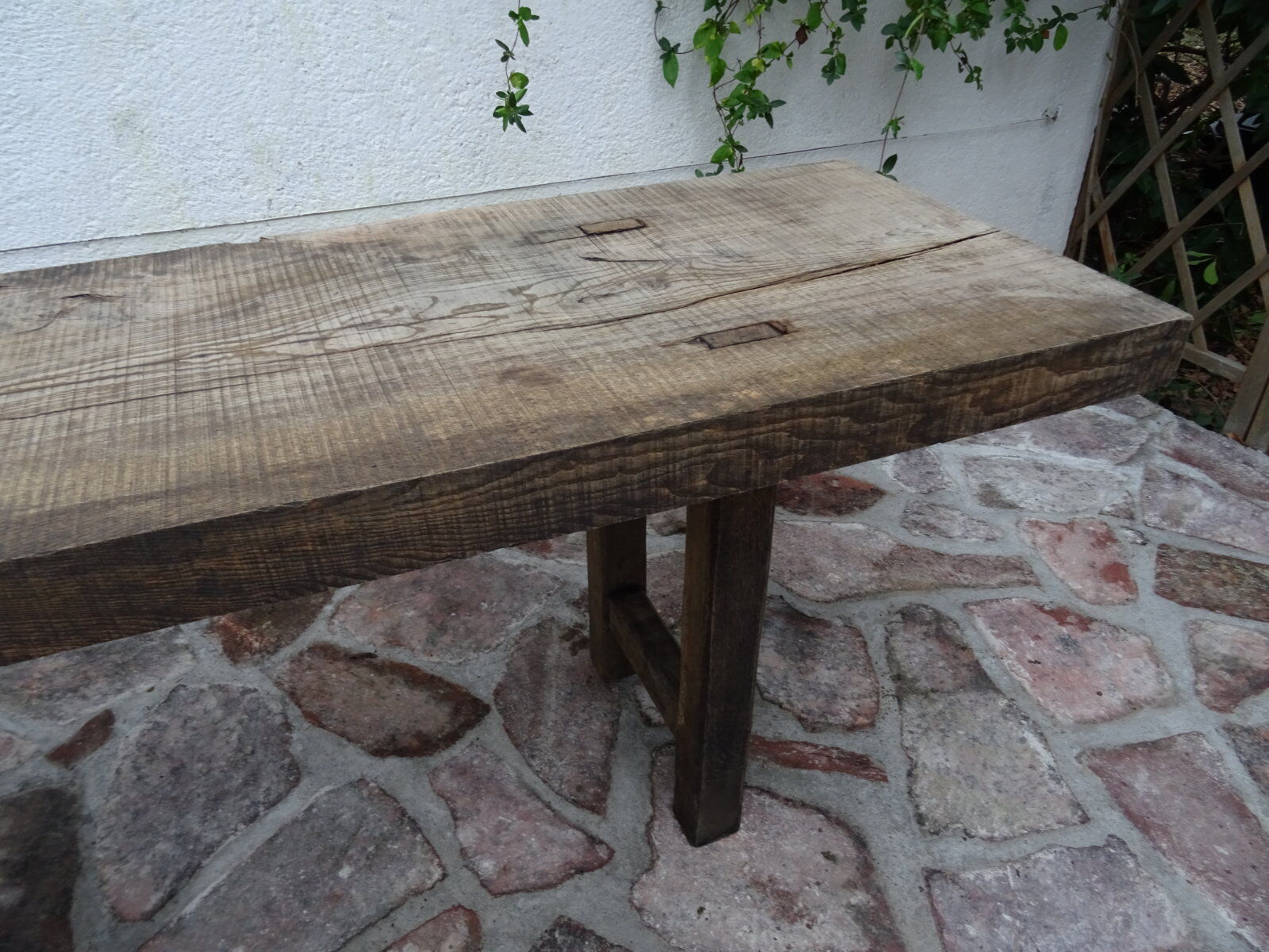 Ancient oak workbench 3 m 20