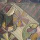 Cubist Still Life with Flowers - Elisabeth Ronget